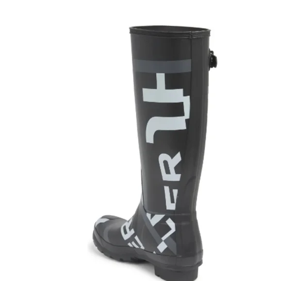 HUNTER Tall Exploded Logo Rain Boot Size 8 - Picture 9 of 11